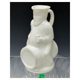 Man on Barrel Pitcher