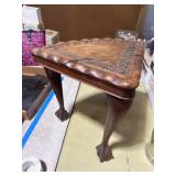 Small Wooden Triangular Table