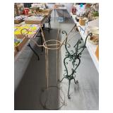Vintage Metal Planter Stands