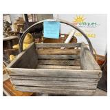 Primitive Wooden Clam Basket
