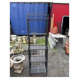 Black Metal 20x70 Display Shelf