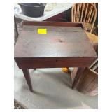 Primitive Small Flip-Top Wood Desk