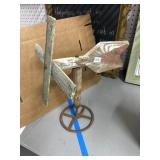 Wood and Metal Rotary Wind Vane