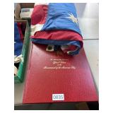American Flag and U.S. Stamp Book