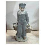 Lladro Porcelain Dutch Boy Figurine