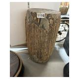 16-Inch Drum with Snake Skin Detail