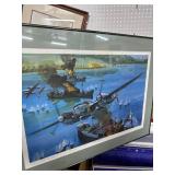 Framed Stan Jones Print 'Satan's Angels'