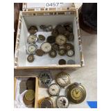Coin Watch Button Lot With Mixed Items