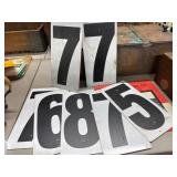 Metal Number Signs