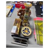 5 Pc Candlestick, Elephant, Pen Set