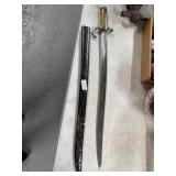 French Bayonet with Scabbard