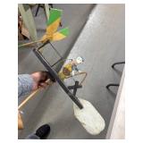 Wooden Whirligig with Figures