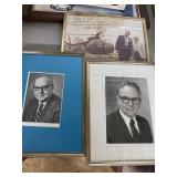 Framed Autographed Photos Collection