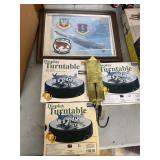 Display Turntables and Memorabilia