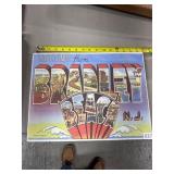 Wooden Sign Featuring Bradley Beach