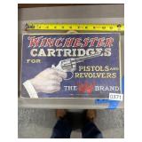 Wooden Winchester Cartridge Sign