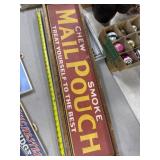 Wooden Mail Pouch Tobacco Sign