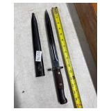 Yugoslavia Bayonet with Scabbard