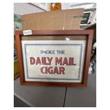 Framed Daily Mail Cigar Advertisement