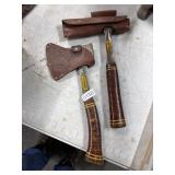 Estwing Hatchet and Axe Set with Sheaths
