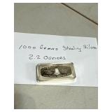 Franklin Mint 1000-Grain Sterling Silver Bar