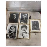 Framed Historical Photographs