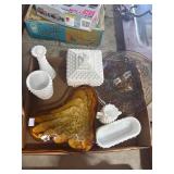 Glassware and Milk Glass Collection
