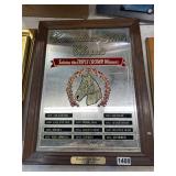 Canadian Club Triple Crown Plaque