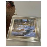 Framed Landscape Painting by Kevin Hoffman