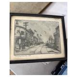 Framed Print of 1890 Union Hill Scene