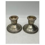Crown Sterling Weighted Candle Holders