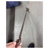 Rustic Branding Iron With Hooked Handle