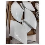 6 Limoges Porcelain Fan Boxes