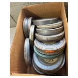 Film Reels in Metal Cases