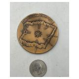 Bronze Gates of Jerusalem Medallion