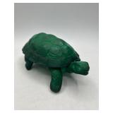 Green Turtle-Shaped 8-Inch Container
