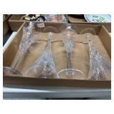 4 Waterford Crystal Glasses