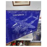 Lockheed P-38J Lightning Blueprint