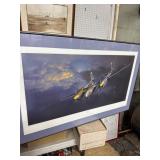 Framed Jack Fellows 'Lightning!' Print
