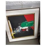 Abstract Painting Titled 'Explosao Dos Sentimentos