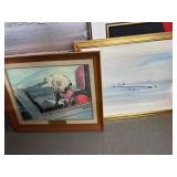 2 Aircraft-Themed Artwork Pieces