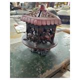 Cast Iron Carousel 5-Inch Decor