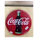 Coca-Cola 12-Inch Tin Button Sign