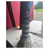 Striped Lighthouse Table Lamp
