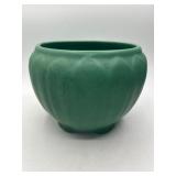 Green Zanesville Pottery Planter, 7-inch