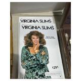 Two Virginia Slims Tin Signs