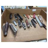 Various Pocket Knives