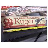 Wooden Ruger Advertising Sign