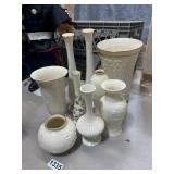 Lenox Vase Collection With Gold Accents