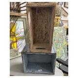Two Wooden Storage Crates